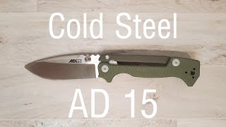 The Cold Steel AD15 Pocketknife A Classic Mild Mannered Review [upl. by Ange39]