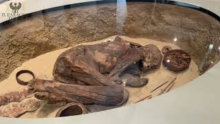 Mummia di Gebelein Museo EgizioGebelein predynastic mummy [upl. by Lekram341]