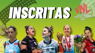 CONFIRA A LISTA DAS 30 INSCRITAS PARA A VNL 2024 [upl. by Maible348]