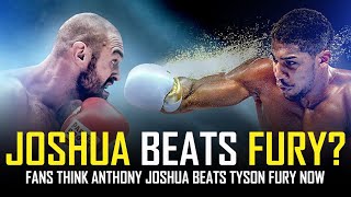 ANTHONY JOSHUA BEATS TYSON FURY 🤔 [upl. by Ennairak]