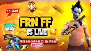 FREE FIRE LIVE CUSTOM ROOM GIVEAWAY  FF LIVE TEAM CODE GIVEAWAY  FF LIVE GIVEAWAY [upl. by Tarah913]