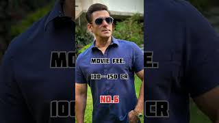 top 8 highest movie fee Actor In India 2024 List 💸💸 [upl. by Anerual]