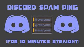 Discord Spam Ping Notification Sound For a full 10 minutes [upl. by Kenna88]