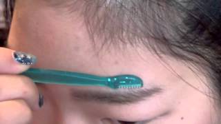 TUTORIAL HOW TO Straight Brows From Arched [upl. by Arvie]