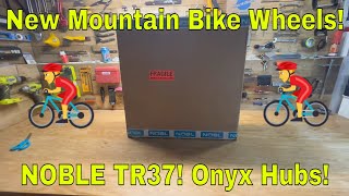 Noble TR37 Mountain Bike Wheels UnBoxing and Initial Review Onyx Vesper Hubs Enduro Mullet Setup [upl. by Yelhs]