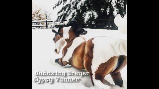 UNBOXING BREYER GYPSY VANNER [upl. by Nuhsed]