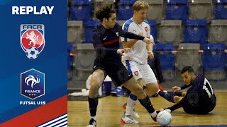 Futsal U19  République TchèqueFrance 52 le replay [upl. by Blisse]