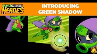 Plants vs Zombies Heroes  Green Shadow Hero Gameplay [upl. by Fan]