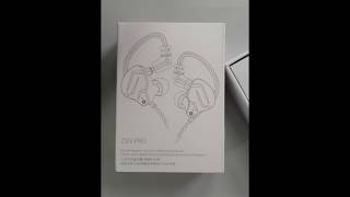 KZ ZSN Pro Earbuds  Grey color unboxed [upl. by Arze]