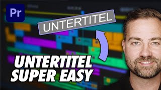 Premiere Pro 2020 Untertitel erstellen und exportieren  einfach erklärt [upl. by Vere689]