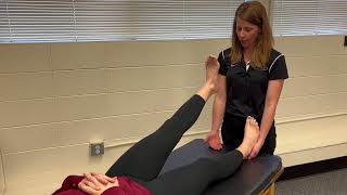 Hoover Test Whitworth Athletic Training [upl. by Eninnaj269]