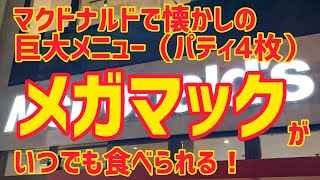 【メガマック】「マクドナルド」で夜マックメニュー”倍ビッグマック”を世界一詳しく調査しました！ [upl. by Jennilee]