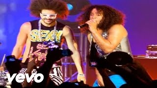 LMFAO  Sorry For Party Rocking Walmart Soundcheck Live [upl. by Assirem]