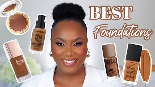 TOP 10 FOUNDATIONS  MUST HAVE FOUNDATIONS FOR DARK SKIN 2022 [upl. by Leahcin]