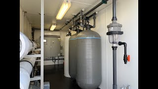 ADVANCEES  Containerized seawater desalination Reverse Osmosis system fully automatic [upl. by Selrahc]