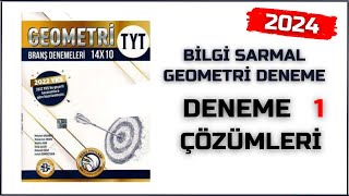 GEOMETRİ TYT DENEME 1 ÇÖZÜMLERİ  BİLGİ SARMAL 14 LÜ TYT GEOMETRİ DENEME ÇÖZÜMLERİ  2024 [upl. by Aligna]