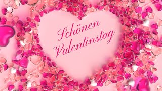 14 Februar Alles Liebe zum Valentinstag Grüße zum Valentinstag Valentinstagskarte [upl. by Salba394]