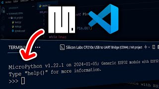 🐍 MicroPython en VSCode para ESP32 😧 [upl. by Ykcim]