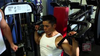 Machine Overhead Shoulder Press [upl. by Zoie]