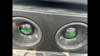 Deaf Bonce Apocalypse DB4518 Subs on 2 Taramps 12k Bass [upl. by Geiger931]