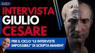 Intervista a Giulio Cesare tutti i segreti della sua vita [upl. by Dammahom]