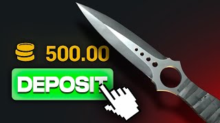 I DEPOSITED MY KNIFE ON CSGOEMPIRE  Giveaway [upl. by Siloa]