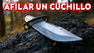 Cómo Afilar Un Cuchillo Al Extremo 🗡️ 3 Metodos Fáciles y Rápidos ✨ [upl. by Aynam]