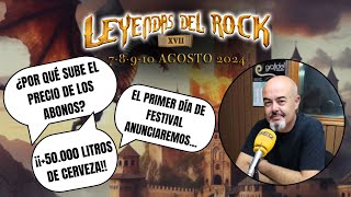 Entrevista con la organización del LEYENDAS DEL ROCK [upl. by Kielty]