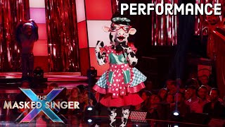 Cow sings “I Will Survive” by Gloria Gaynor  THE MASKED SINGER  SEASON 10 [upl. by Koby387]