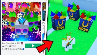 🎇 New Year UPDATE is FINALLY Here in Pet Simulator 99 [upl. by Aehc]