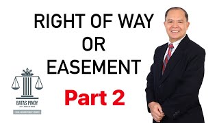 RIGHT OF WAY OR EASEMENT PART 2 [upl. by Kung]