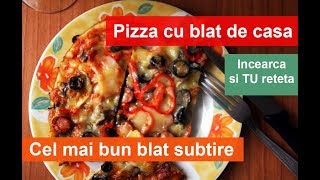 Reteta aluat pizza  Cum faci cel mai bun blat subtire [upl. by Okikuy668]