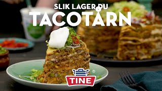 Tacotårn Lag på lag med tacofyll og tortilla🌮  TINE Kjøkken [upl. by Geraldine]