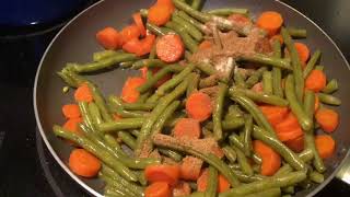 HARICOTS VERTS SAUTÉS AU CITRON ET AU VINAIGRE [upl. by Ttenrag705]