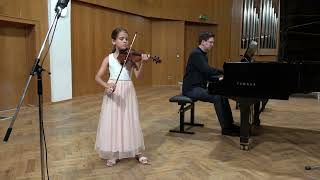 Waltz R Gliere op45 no2  violin Katerina MIkhailova piano part Ilya Ovchinnikov [upl. by Aicilaana]