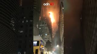 🚨 Incendio en rascacielos de Hong Kong [upl. by Ahsieyt]