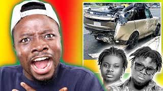 Kuami Eugene almost D1£D in a Car Accdent Yesterday [upl. by Eelamme]