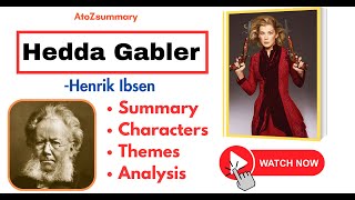 Hedda Gabler by Henrik Ibsen Summary Analysis Characters amp Themes henrikibsen dramaalert [upl. by Lynette]