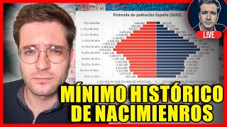 MÍNIMO HISTÓRICO DE NACIMIENTO EN ESPAÑA  Alán Barroso [upl. by Anelrac323]