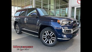 2022 TOYOTA 4Runner Limited in Nautical Blue Metallic walkaround whats new differences [upl. by Barboza]