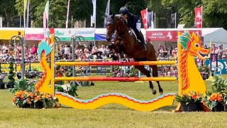 Pippa Funnell and MCS Maverick winning the CCI4 Long at Bramham International Horse Trials 2023 [upl. by Asilrac]