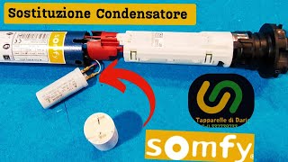 Motore tapparella Somfy sostituzione condensatore per meno di 10 euro 😉 [upl. by Ronn]