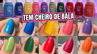 LANÇAMENTO ESMALTES COLORAMA X FINI Tem cheiro de bala fini [upl. by Winters408]