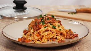 Tagliatelle Bolognese  An authentic bolognese sauce ragu bolognese [upl. by Hoxie]