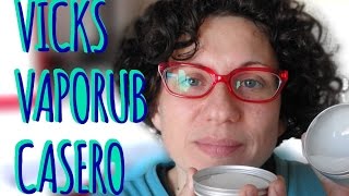 Como Hacer Vick Vaporub Casero para respirar mejor [upl. by Nevart]