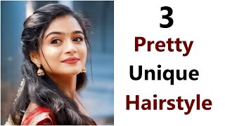 3 Pretty Unique hairstyle  Easy Hairstyle  new hairstyle  stylish hairstyle 2024 [upl. by Inittirb]