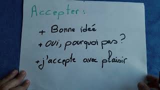 inviteraccepter ou refuser une invitation  cours et exercices situation et énoncé [upl. by Lede]