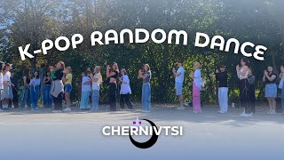 KPOP IN PUBLIC RANDOM PLAY DANCE IN UKRAINE PT1  CHERNIVTSI  2024 [upl. by Ahseinek]