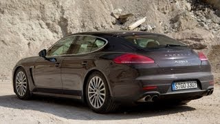 Porsche Panamera S amp Panamera E Hybrid review 2013 [upl. by Pokorny]