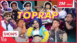 TỔNG HỢP 13 bản rap best performance RAP VIỆT MÙA 3  PLAYLIST Live Stage  rap hay nhất [upl. by Elvis]